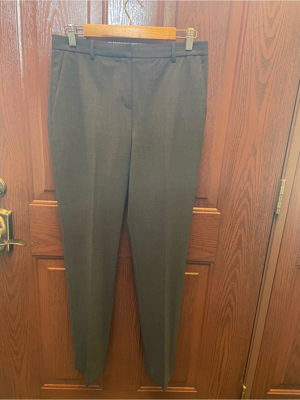 Theory Treeca Pant - Charcoal Melange